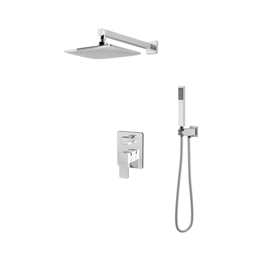 Venus II Concealed Shower Combination with Wall Fixed Shower
